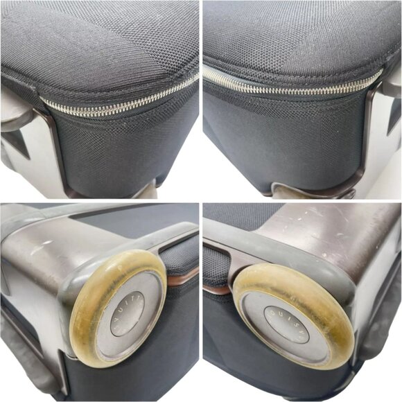 026505AH (S6) Louis Vuitton Carry Case Conqueran 65 Black Damier Geant - Picture 9 of 13